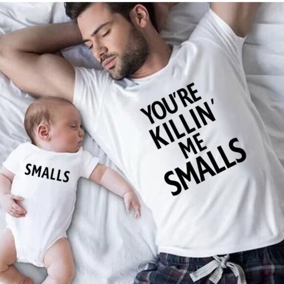 Father’s Day Matching Dad & Baby T-Shirt Set | Funny Gift - Picture 2 of 7